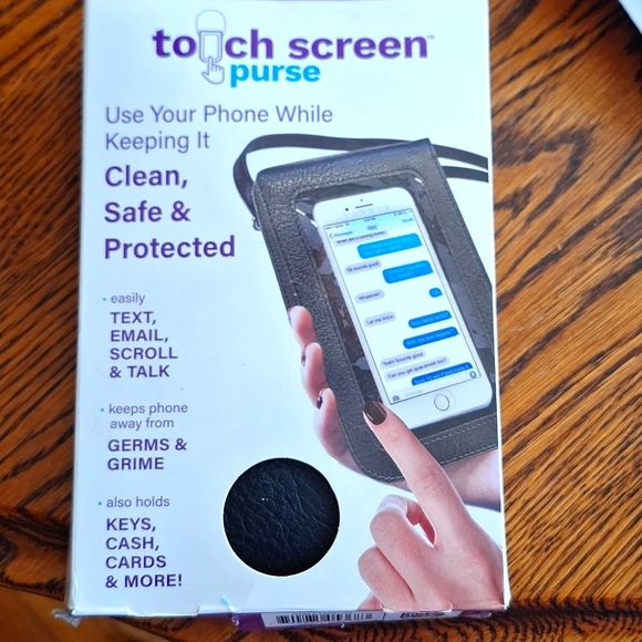 Touch Screen Purse Black - Picture 1 of 4